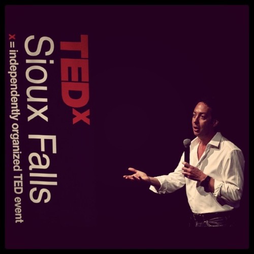 John Beranek at TEDxSiouxFalls 2011
In the spirit of ideas worth spreading, TEDx is a program of local, self-organized events that bring people together to share a TED-like experience. The first TEDxSiouxFalls was held June 2011 at Augustana College.
I’m very proud to serve as organizer, curator &amp; host of TEDxSiouxFalls.